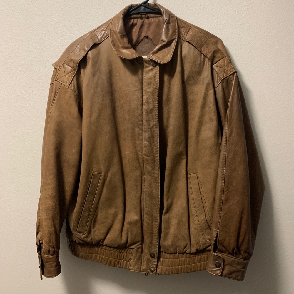 LUIS ALVEAR leather jacket